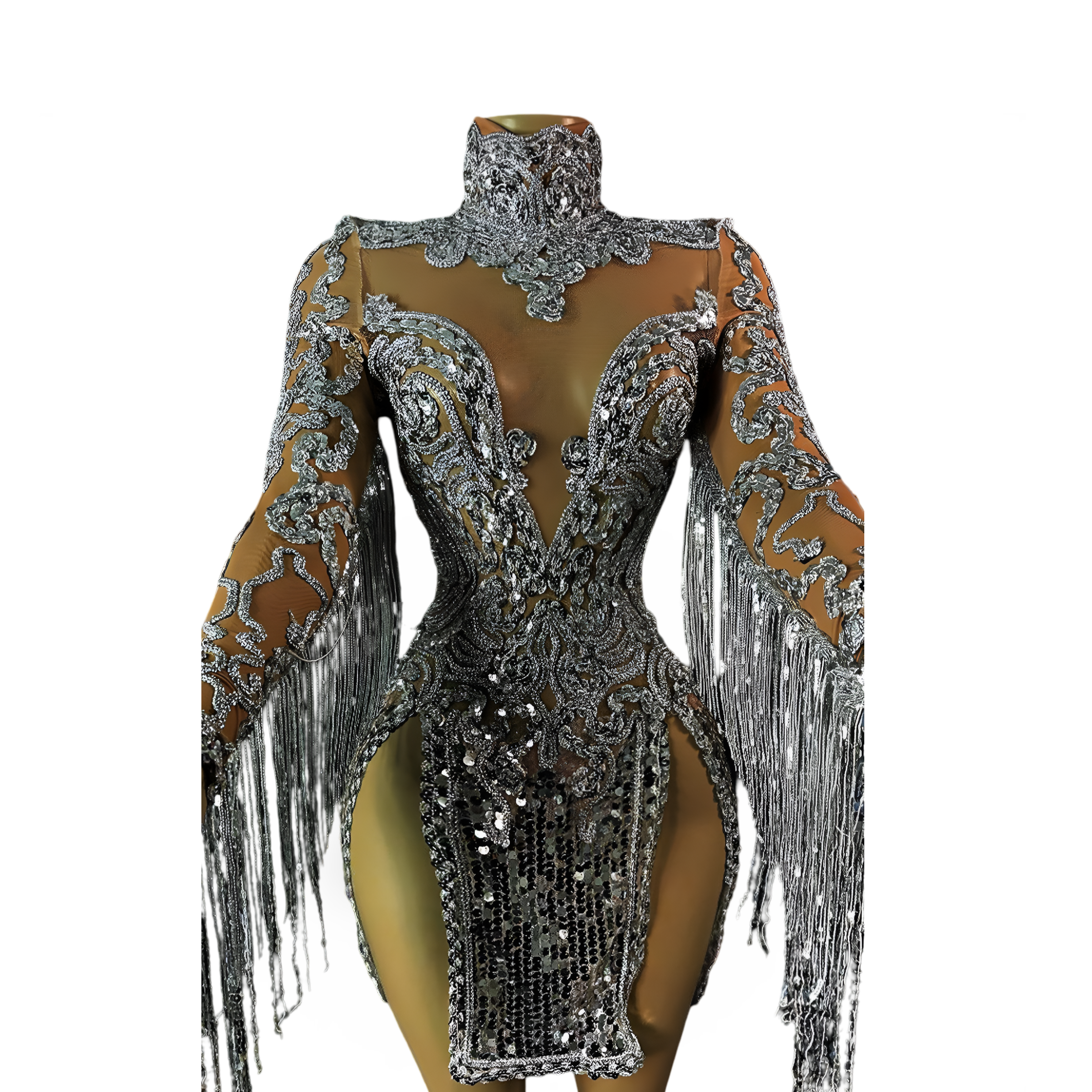 Elodie Shine Mini Dress